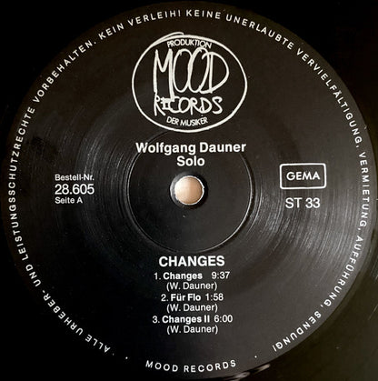 Wolfgang Dauner : Changes (LP, Album, RE)