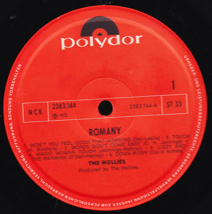 The Hollies : Romany (LP, Album, Gat)