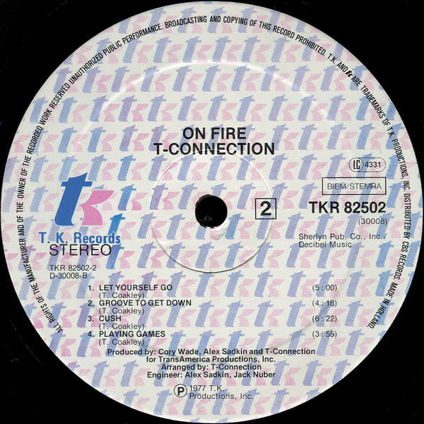 T-Connection : On Fire (LP, Album, Gat)