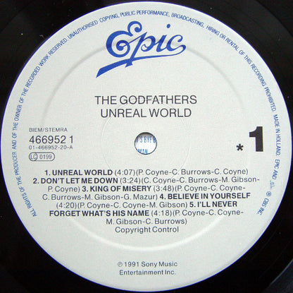 The Godfathers : Unreal World (LP, Album)