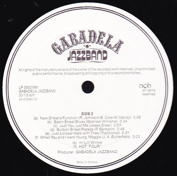 Gabadela Jazzband : 1991 (LP, Album)