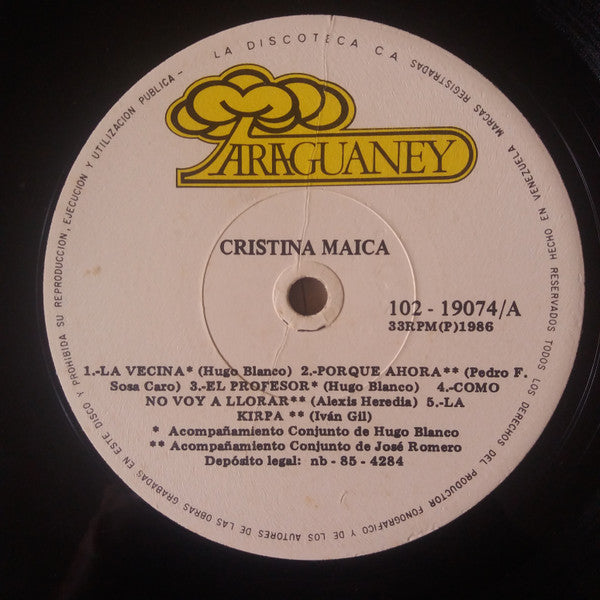 Cristina Maica : Cristina Maica (LP, Album)