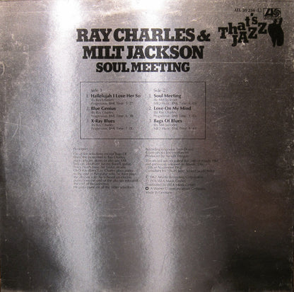 Ray Charles & Milt Jackson : Soul Meeting (LP, Album, RE, Gat)
