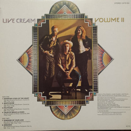 Cream (2) : Live Cream Volume II (LP, Album)