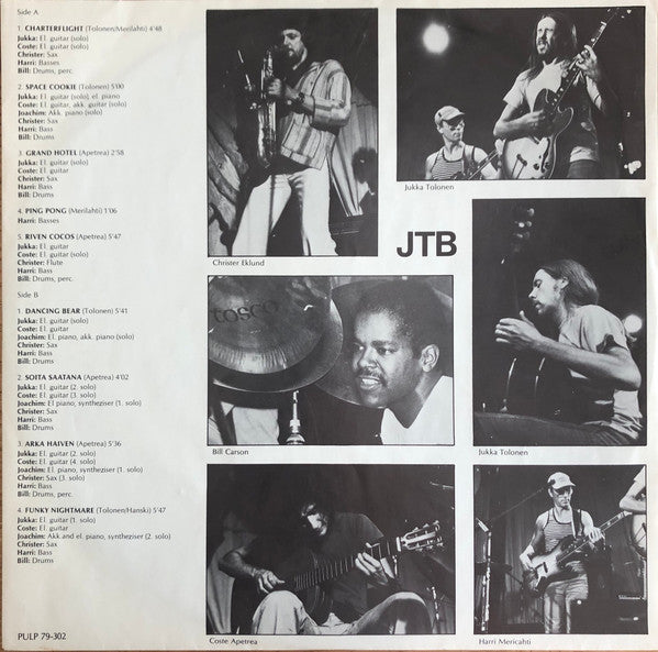 Jukka Tolonen Band : JTB (LP, Album)