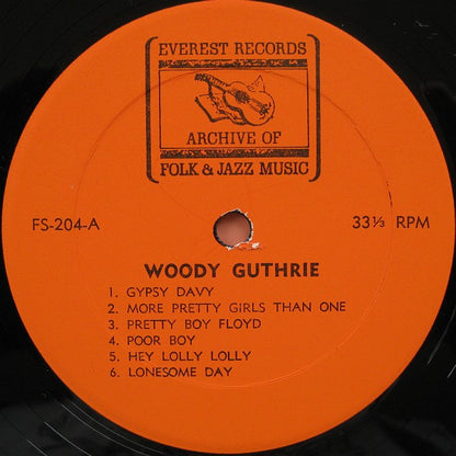 Woody Guthrie : Woody Guthrie (LP, Comp, RE)