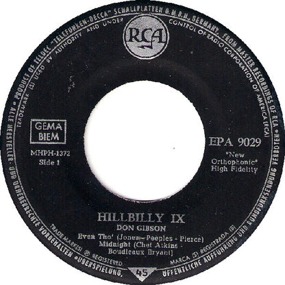 Don Gibson : Even Tho' (7", EP)