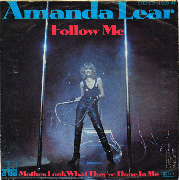 Amanda Lear : Follow Me (7", Single, Son)