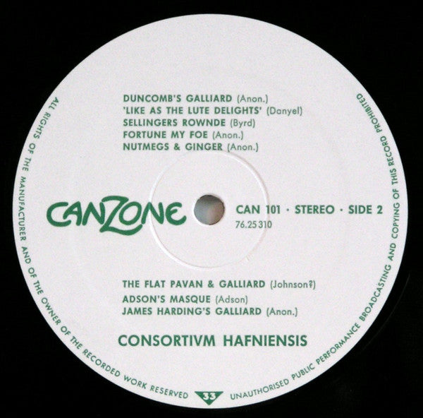 Consortium Hafniensis : 1 (LP, Album)