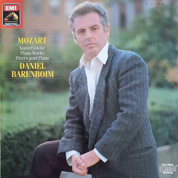 Wolfgang Amadeus Mozart, Daniel Barenboim : Klavierstucke = Piano Works = Pieces Pour Piano (LP)