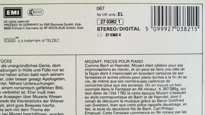 Wolfgang Amadeus Mozart, Daniel Barenboim : Klavierstucke / Piano Works / Pieces Pour Piano (LP)