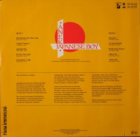 Aneka : Japanese Boy (LP, Album)