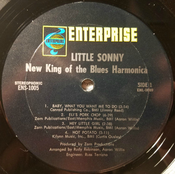 Little Sonny : New King Of The Blues Harmonica (LP, Album, Mon)