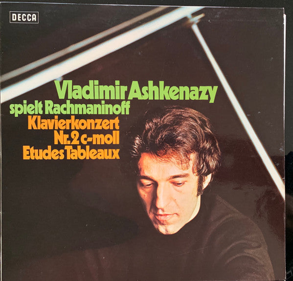 Vladimir Ashkenazy Spielt Sergei Vasilyevich Rachmaninoff : Klavierkonzert Nr.2 C-Moll / Etudes Tableaux (LP, Album, RE)