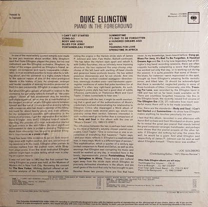 Duke Ellington : Piano In The Foreground (LP, Album, Mono)