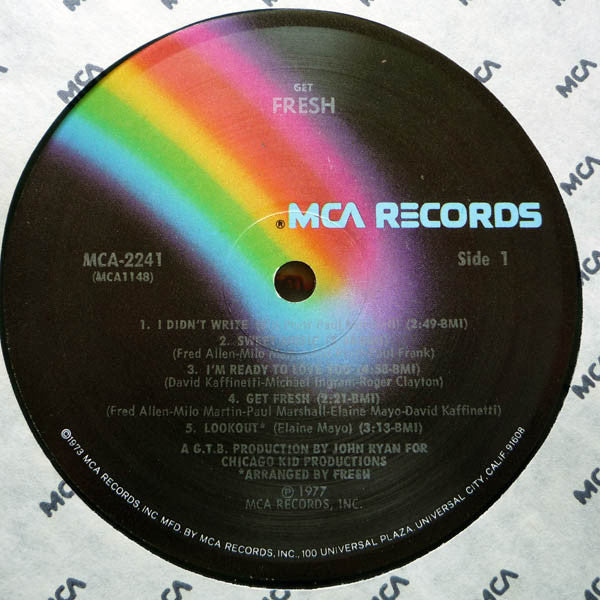 Fresh (19) : Get Fresh (LP, Album, Pin)