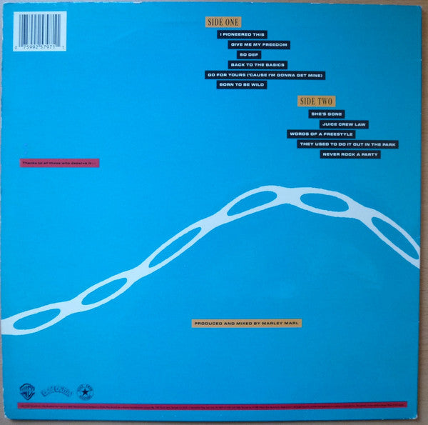 MC Shan : Born To Be Wild (LP, Album)