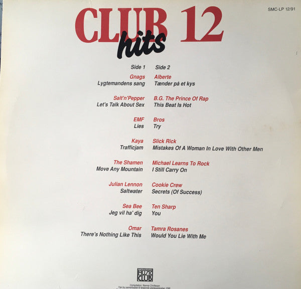 Various : Clubhits 12 - 1991 (LP, Comp)