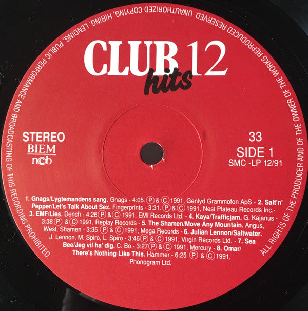 Various : Clubhits 12 - 1991 (LP, Comp)