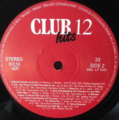 Various : Clubhits 12 - 1991 (LP, Comp)
