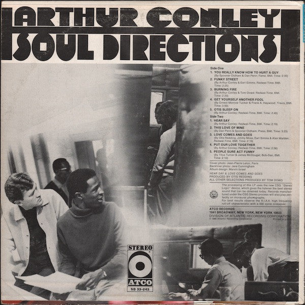 Arthur Conley : Soul Directions (LP, Album, CT )