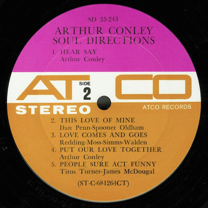 Arthur Conley : Soul Directions (LP, Album, CT )