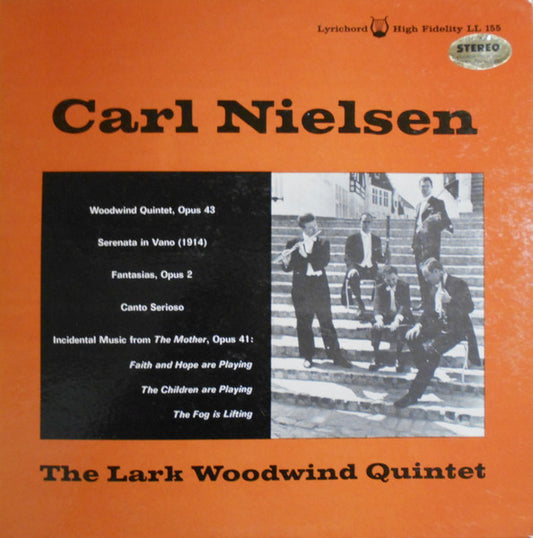 The Lark Woodwind Quintet : Carl Nielsen (LP, Album, Mono)