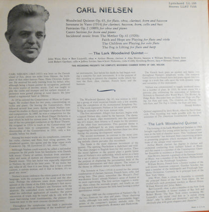 The Lark Woodwind Quintet : Carl Nielsen (LP, Album, Mono)