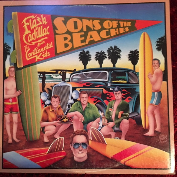 Flash Cadillac & The Continental Kids : Sons Of The Beaches (LP, Album, Bes)