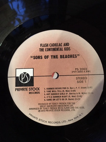 Flash Cadillac & The Continental Kids : Sons Of The Beaches (LP, Album, Bes)