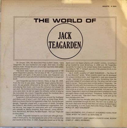 Jack Teagarden : The World Of Jack Teagarden (LP, Comp)