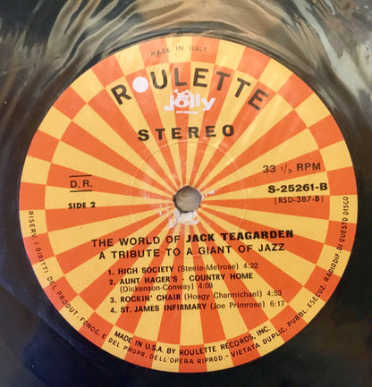 Jack Teagarden : The World Of Jack Teagarden (LP, Comp)