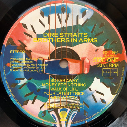 Dire Straits : Brothers In Arms (LP, Album, Lam)