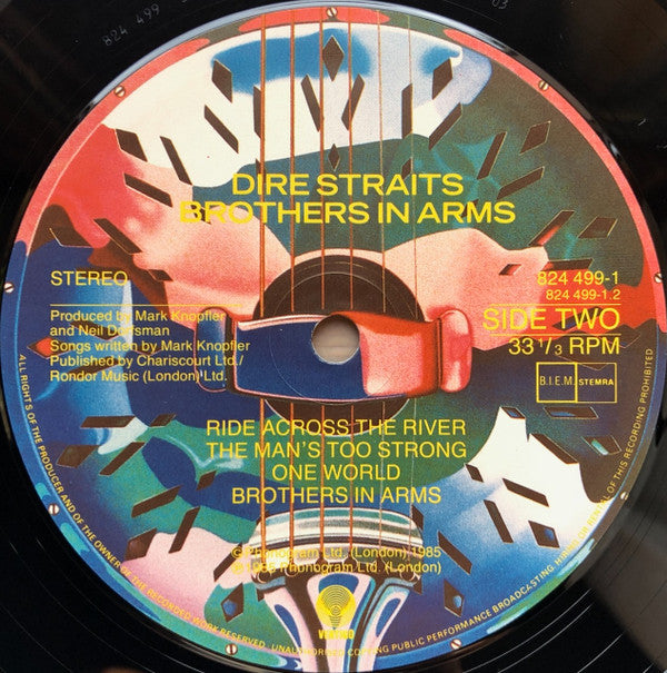Dire Straits : Brothers In Arms (LP, Album, Lam)