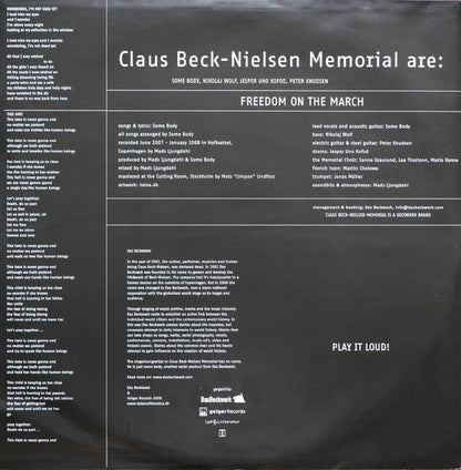 Claus Beck-Nielsen Memorial : Freedom On The March (LP, Album)