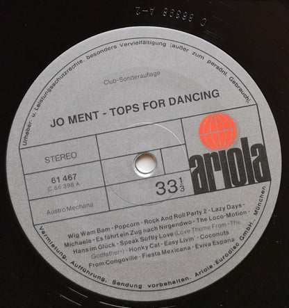 Jo Ment's Happy Sound : Tops For Dancing Vol. 10 (LP, Album, Club)