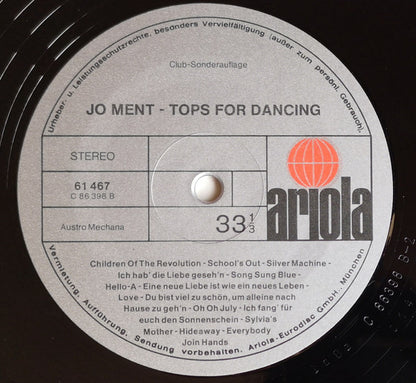 Jo Ment's Happy Sound : Tops For Dancing Vol. 10 (LP, Album, Club)