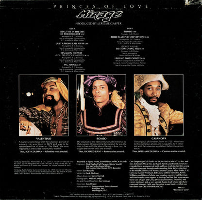 Mirage (26) : Princes Of Love (LP, Album)