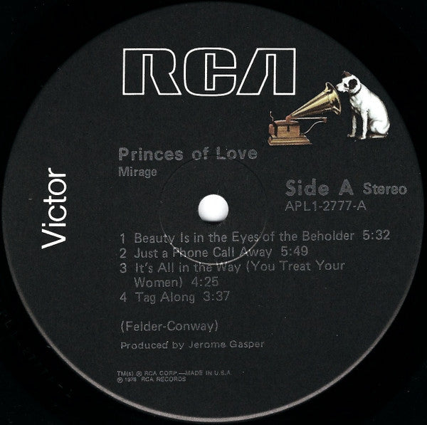 Mirage (26) : Princes Of Love (LP, Album)