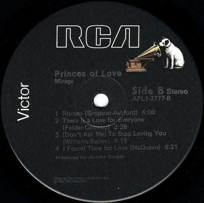 Mirage (26) : Princes Of Love (LP, Album)