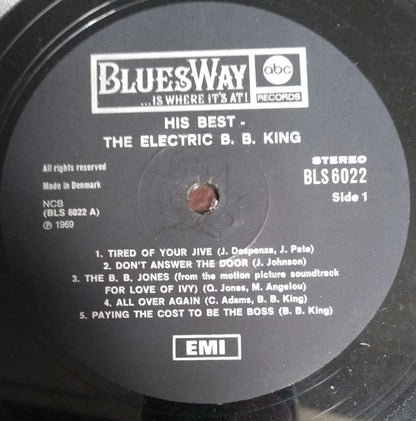 B.B. King : His Best - The Electric B.B. King (LP, Album, Gat)