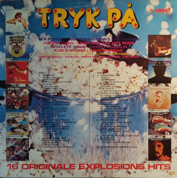 Various : Tryk På (16 Originale Explosions Hits) (LP, Comp)