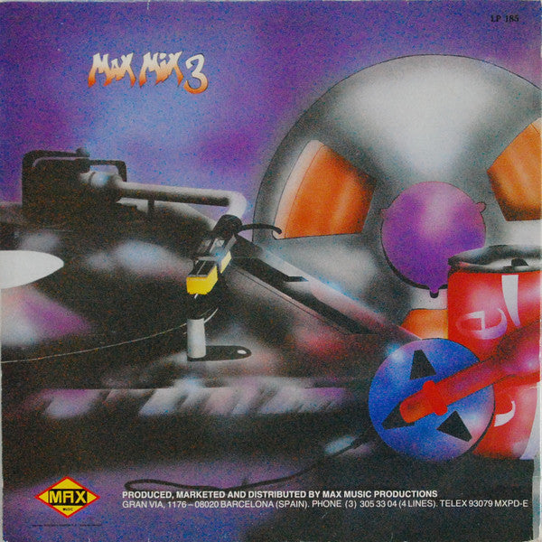 Toni Peret & José Mª Castells : Max Mix 3 (El Tercer Megamix Espanol) (LP, Mixed, Gat + LP, Comp, Gat)