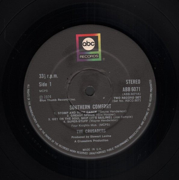 The Crusaders : Southern Comfort (2xLP, Album, Bla)