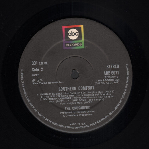 The Crusaders : Southern Comfort (2xLP, Album, Bla)