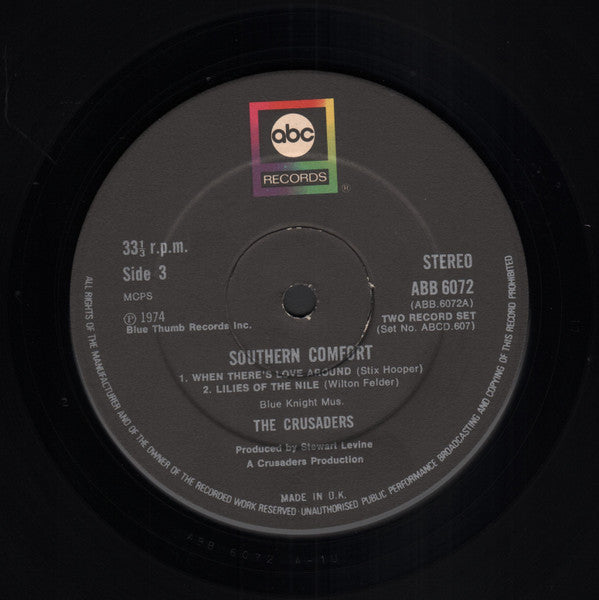 The Crusaders : Southern Comfort (2xLP, Album, Bla)