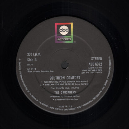 The Crusaders : Southern Comfort (2xLP, Album, Bla)