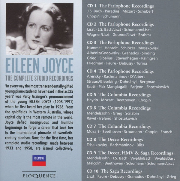 Eileen Joyce : The Complete Studio Recordings (10xCD, Comp, Mono + Box)