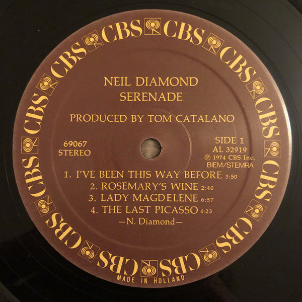 Neil Diamond : Serenade (LP, Album, RE)