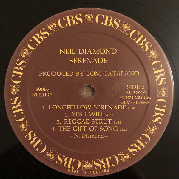 Neil Diamond : Serenade (LP, Album, RE)